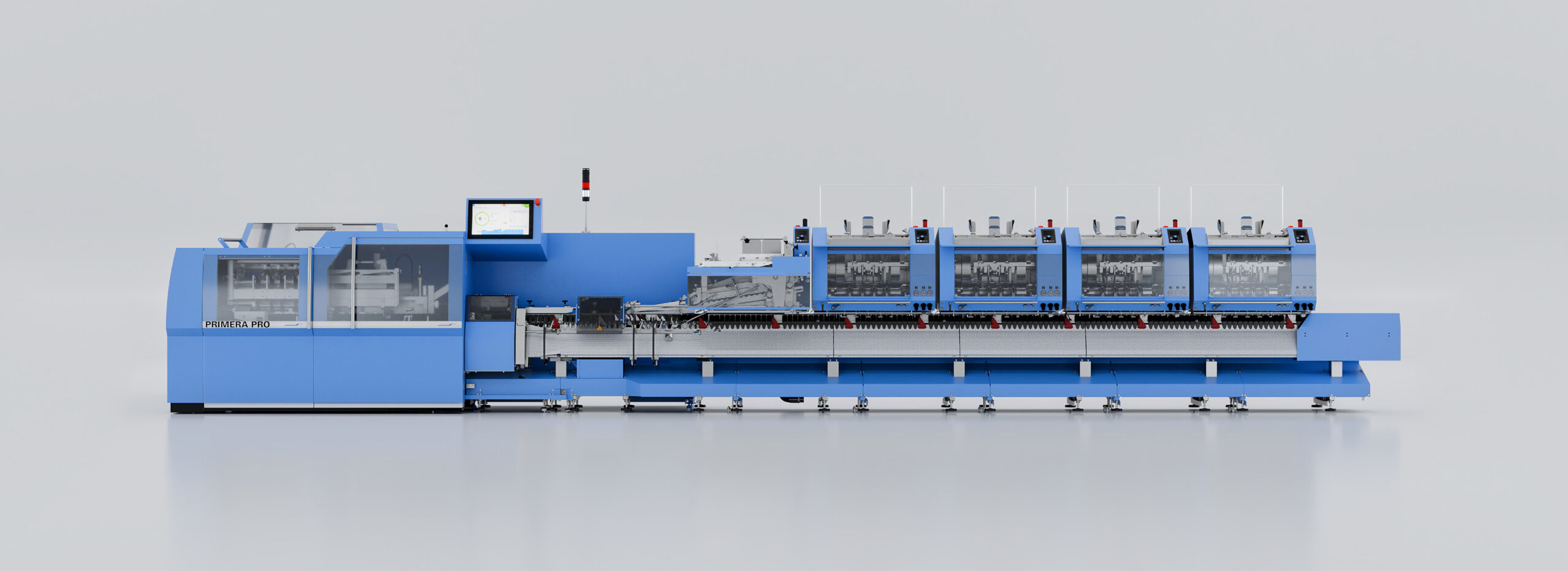Muller Martini saddle stitching machine