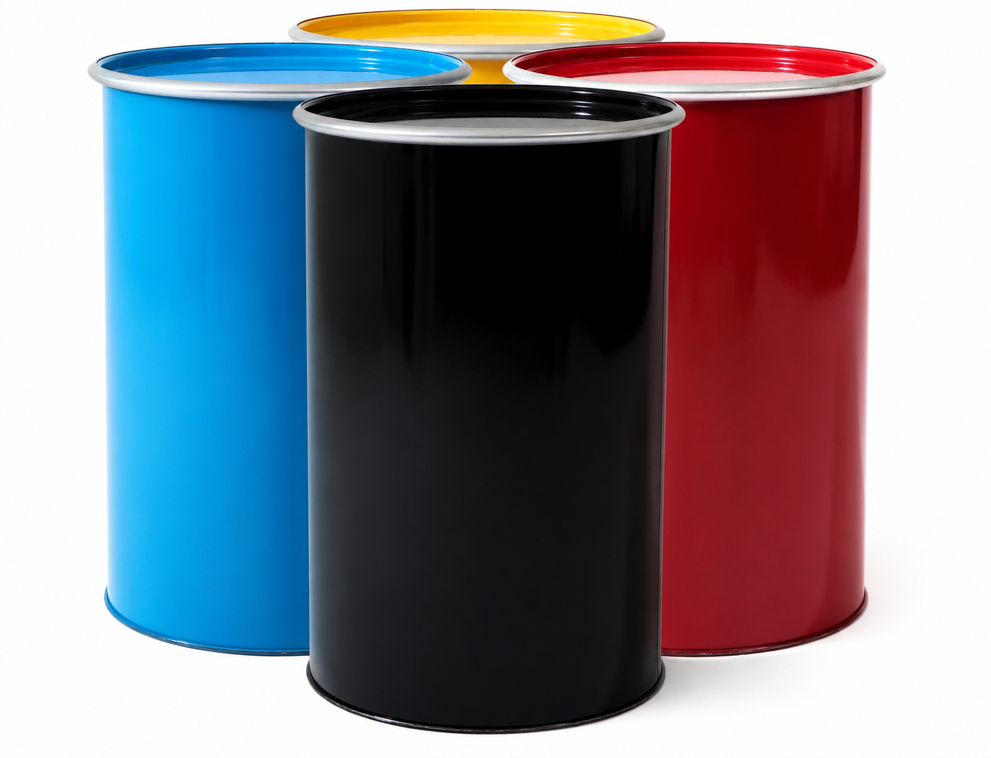 Webfed printing ink drums
