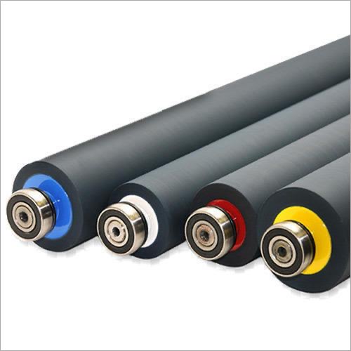 Sheet offset rubber printing rollers